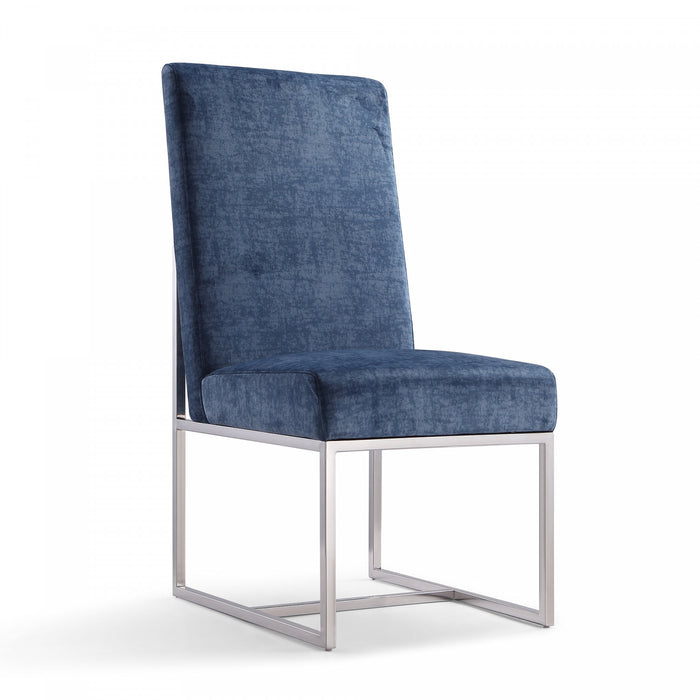Element Modern 6-Piece Dining Chair Set in Blue