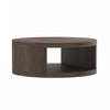 Alure Contemporary 36" Round Coffee Table in Walnut | Table basse ronde contemporaine Alure 36" en noyer