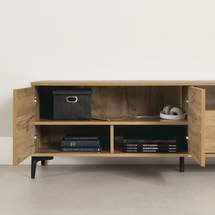 Musano 59\" TV Stand with Storage - Nordik Oak