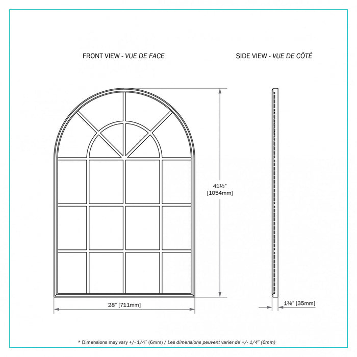 Mella Gold 41.5\" Mirror
