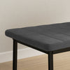 HOMCOM Dining Chairs, Set of 4, Upholstered Accent Chairs, Back, Grey