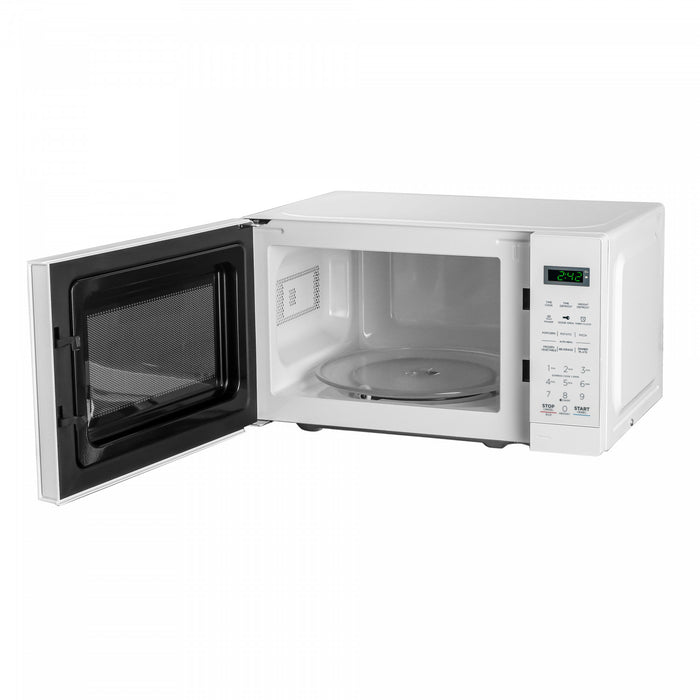 CHM Series Commercial Chef 0.7 Cu. Ft. Countertop Microwave Oven, CHM7MW, White Countertop Microwave Less 1cuft