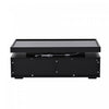 Aiden LED Coffee Table with Storage Drawers and App-Controlled Lighting,Black | Aiden table basse LED – table basse avec tiroirs de rangement et eclairage controle par application, noir