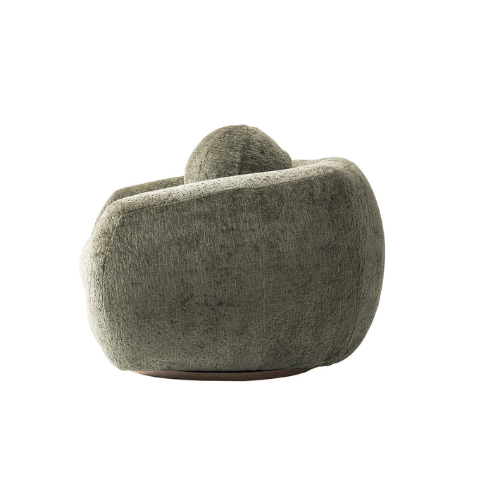 Tribeca Mid-Century Modern 2-Piece Sofa Set in Olive Green