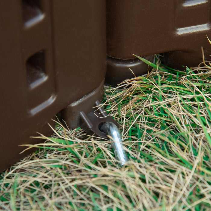 Outsunny 48\" Raise Garden Bed Kit, Round Planter Box Above Ground For Flowers/herb/vegetables Outdoor Garden Backyard With Easy Assembly, Brown