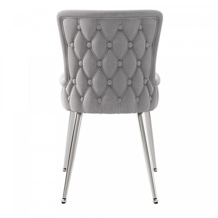 Sophia Modern 5pc Dining Set with table and Chairs,Grey Dining Room Set