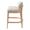 Calista Rubber Wood Counter Stool Set of 2,Natural | Calista – Lot de 2 tabourets de comptoir en bois d’hevea, finition naturelle