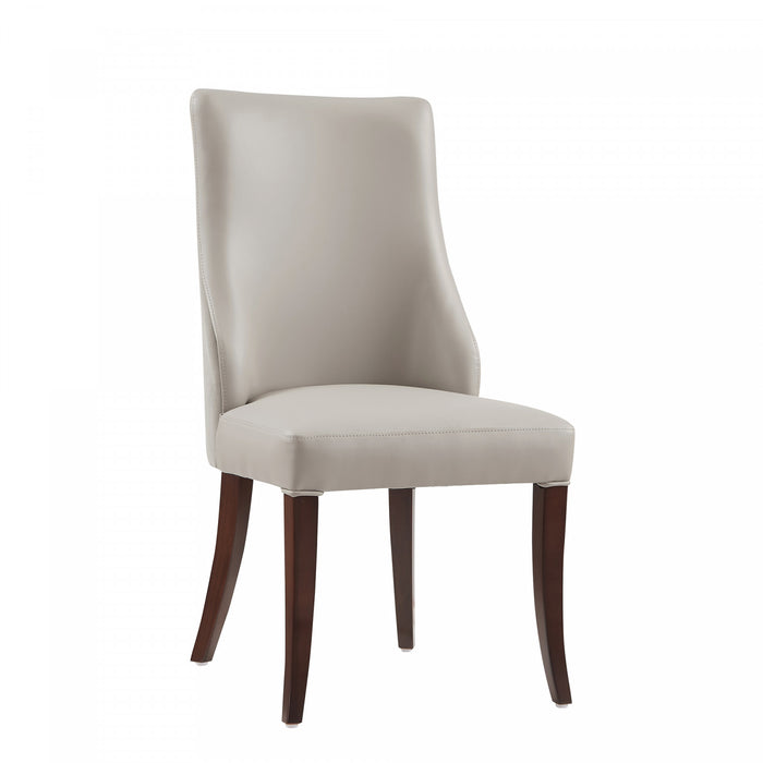 Connie Modern 8-Piece Dining Chair Set in Light Gray