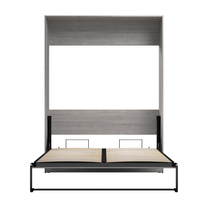Bestar Claremont Queen Murphy Bed - Platinum Grey
