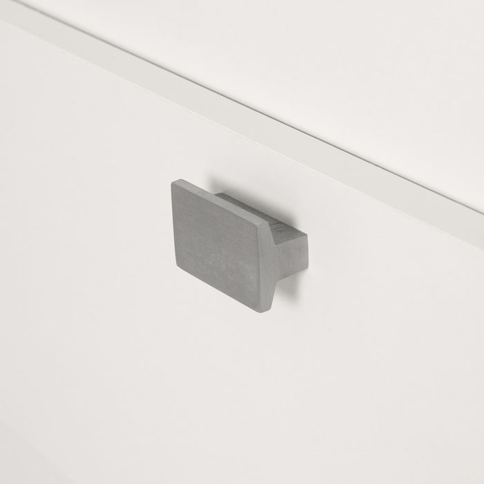 Spark Mate's Platform Storage Bed With 3 Drawers - Pure White 