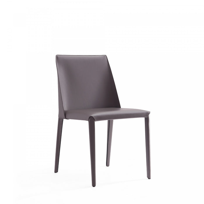 Paris Modern 8-Piece Dining Chair Set in Gray