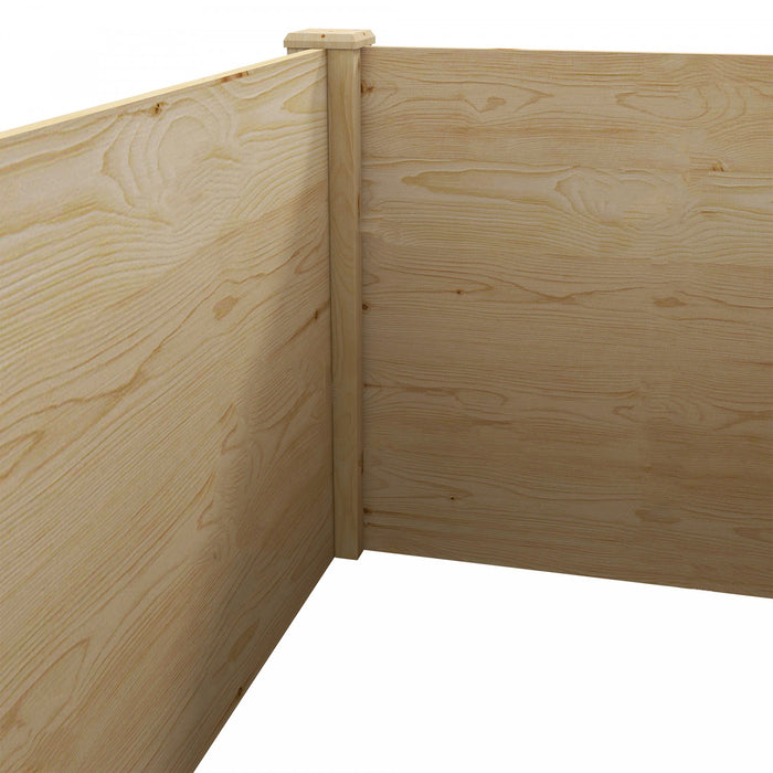 Outsunny Diy Wooden Raised Garden Bed Kit With Open Bottom, Two-box Outdoor Elevated Planter Box For Backyard, Patio To Grow Vegetables, Flowers, Fruits And Herbs, Easy Assembly