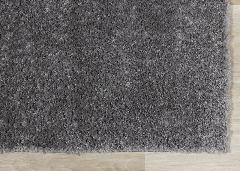 Taylor Dark Grey Comfort Shag Rug, 6'7\" x 9'6\" Indoor Area Rug