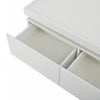 Aiden LED Coffee Table with Storage Drawers and App-Controlled Lighting,White | Aiden table basse LED – table basse avec tiroirs de rangement et eclairage controle par application, blanc