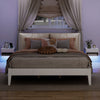 HOMCOM Floating Nightstand Set of 2 with RGB LED Lights App Control
