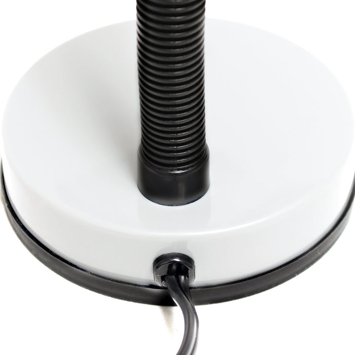 Remmer Gooseneck Desk Lamp, Snow, 14.25\"H