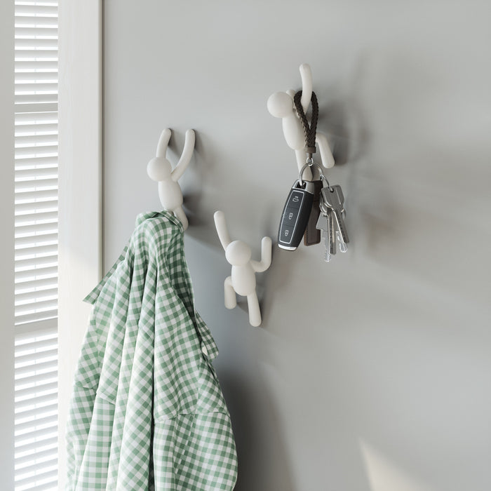 Umbra Buddy Wall Hooks - White