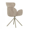 Wrenley Upholstered Swivel Dining Chair with Pedestal Base (Set of 2) | Chaise de salle a manger pivotante Wrenley rembourree avec base sur piedestal (ens. de 2)