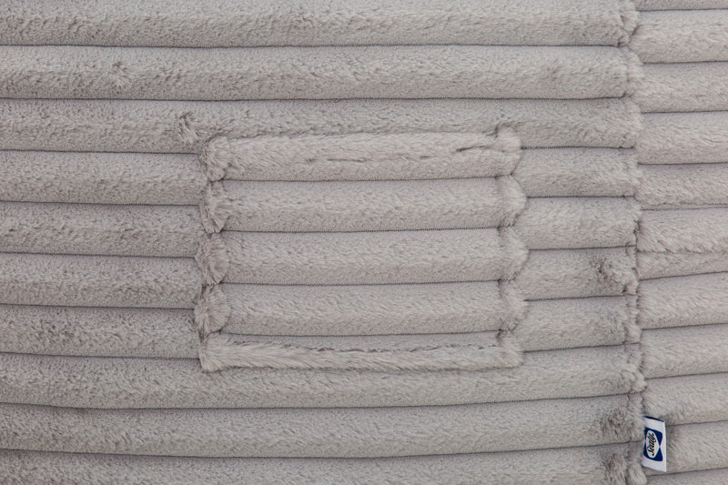 Sealy Kade Corduroy High Density Foam Bean Bag Chair - Grey