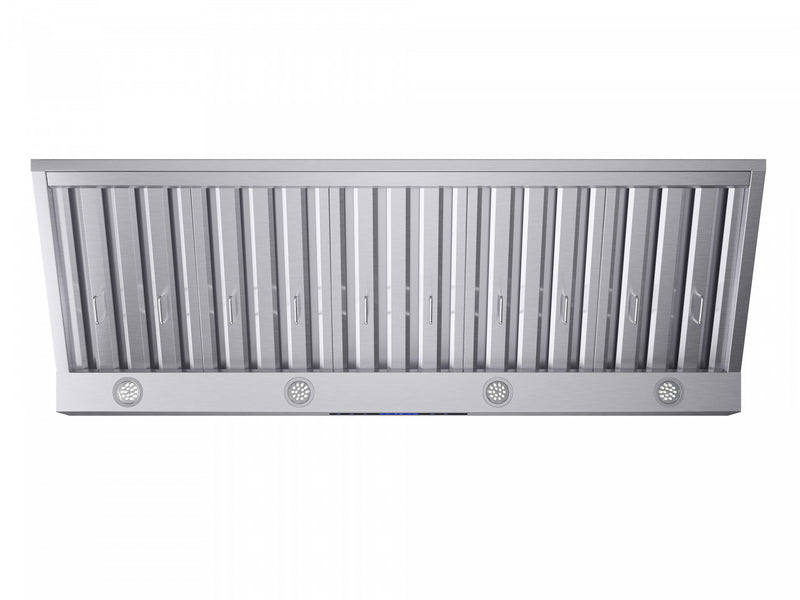 Forno Palazzo 60-Inch Wall Mounted Range Hood, Stainless Steel, Heavy Duty Baffle Filters- FRHWM5030-60