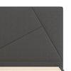 Judy Upholstered Platform Bed with Headboard in Dark Grey - King Size | Judy lit plateforme rembourré avec tête de lit gris foncé - Très grand