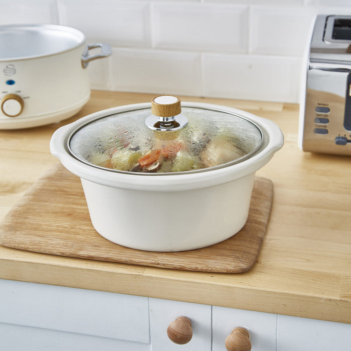 Salton Swan Nordic 3.5 L Slow Cooker - SF17021WHTN