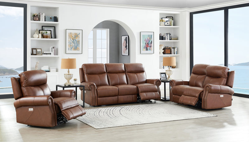 Hydeline Royce Power Recliner Chair - Brown