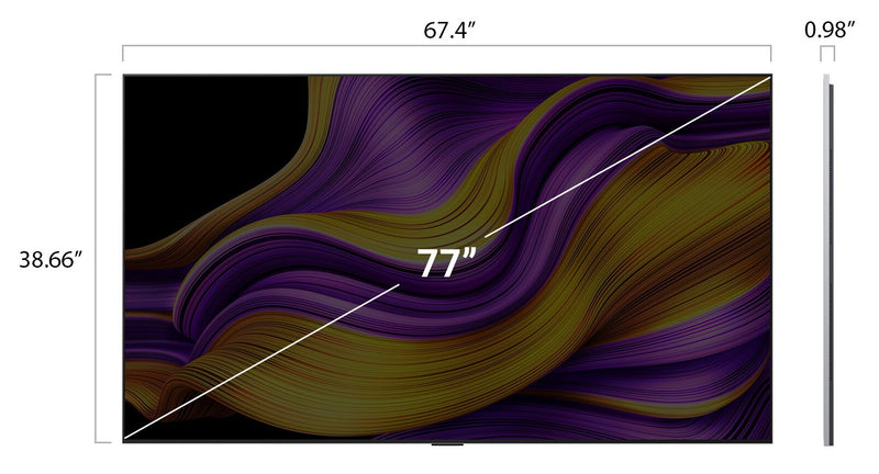 LG 77\" G5 OLED 4K UHD evo AI Smart webOS TV (OLED77G5WUA.ACC) - 2025 Model