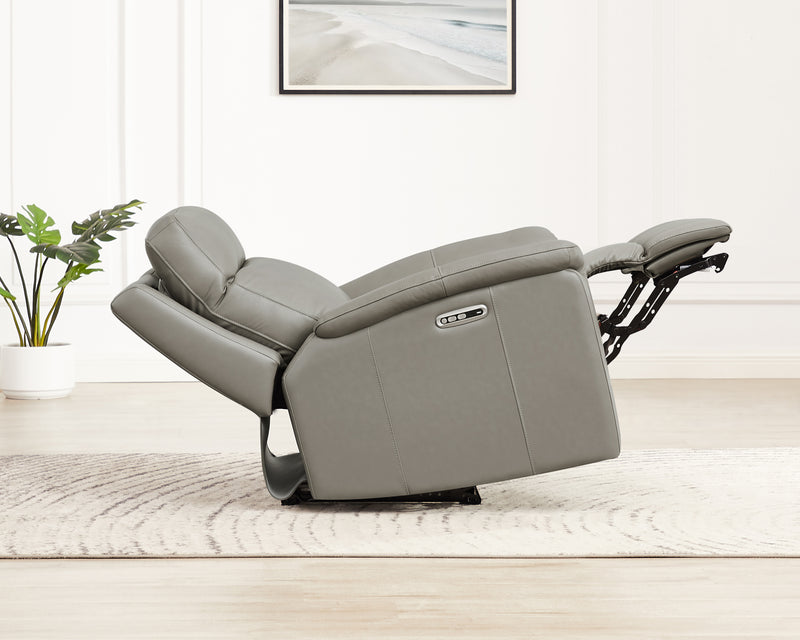Hydeline Stanfield Power Recliner Chair - Grey