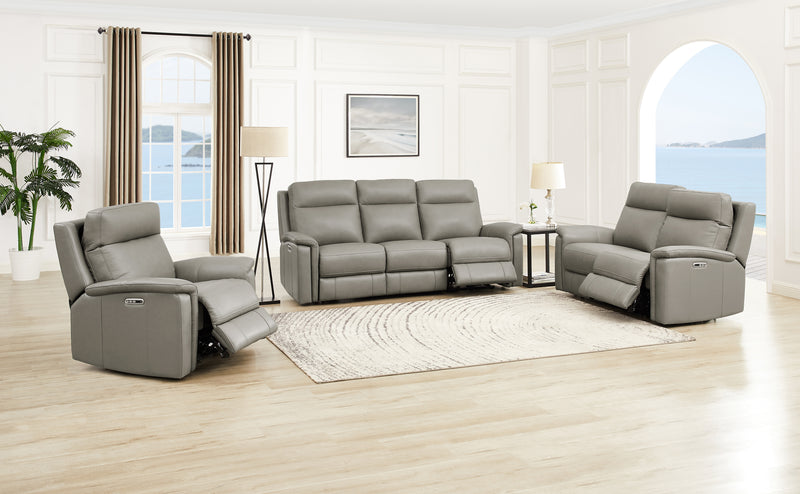 Hydeline Stanfield Power Recliner Chair - Grey