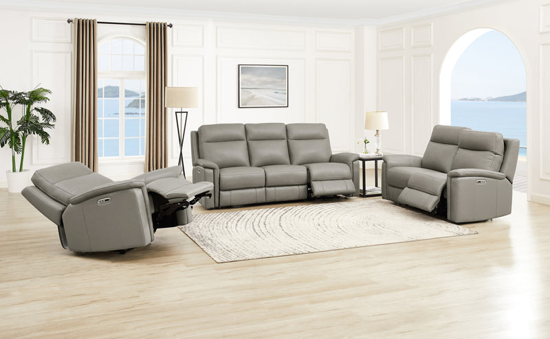 Hydeline Stanfield Power Recliner Chair - Grey