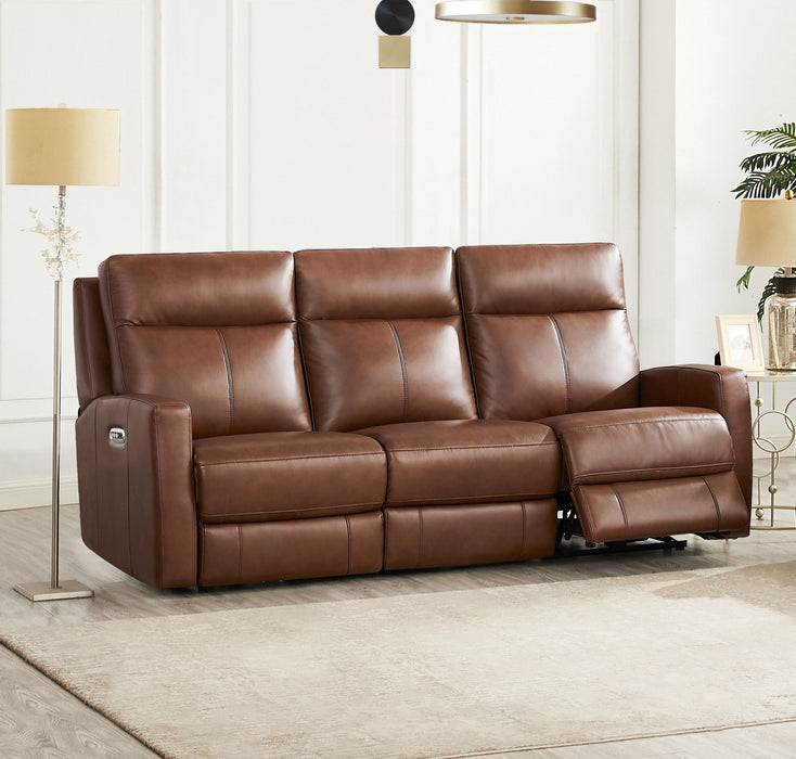 Hydeline Vienna Power Reclining Sofa - Brown