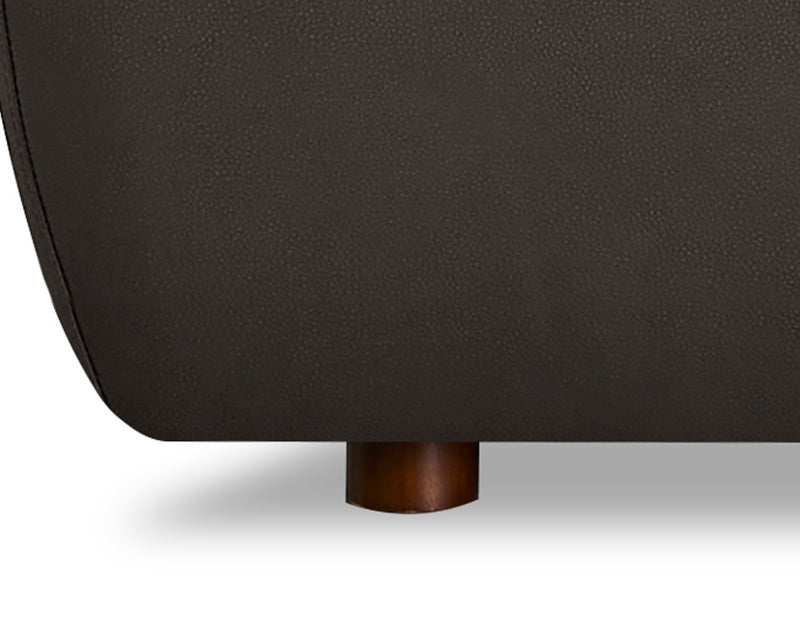 Hydeline Nest Leather Chair - Chocolate