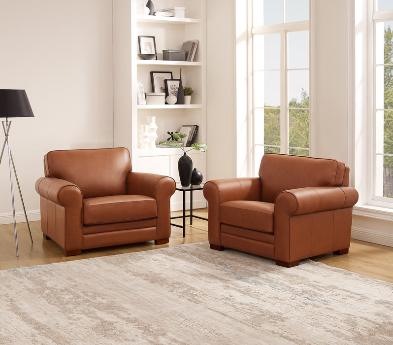 Hydeline Brookfield Leather Chair - Brown