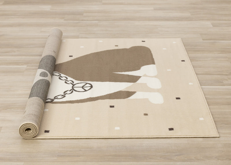 Forte Kids Swaggy Dog Area Rug - 5'3\" x 7'5\"