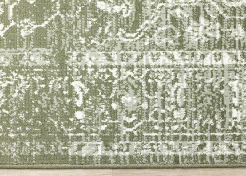 Florence Green White Elegant Classic Rug, 7'9\" x 10'6\" Indoor Area Rug