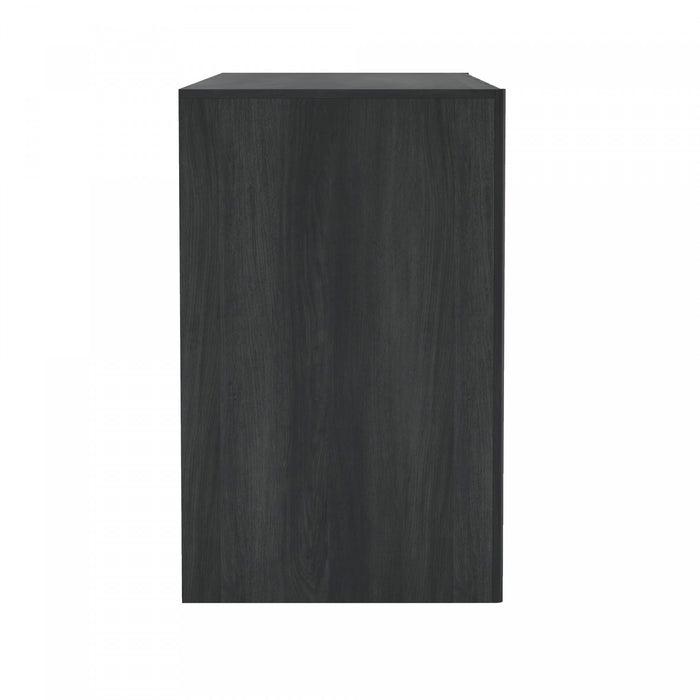 Linda Modern 60\" Sideboard in Charcoal Gray Buffet