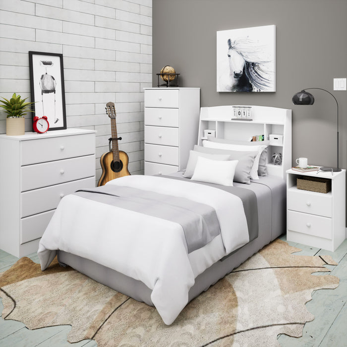 Astrid Twin Headboard - White