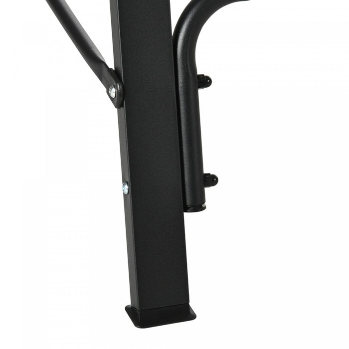 Outsunny Swing Stand, Metal Swing Frame, 528 Lbs Weight Capacity, Black