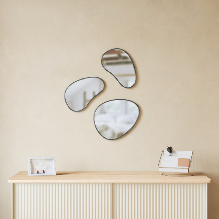 Umbra Hubba Pebble Mirrors - Set of 3