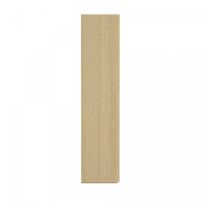 Rivington Modern 38\" Bookcase Cabinet in Natural Oak - Set of 2