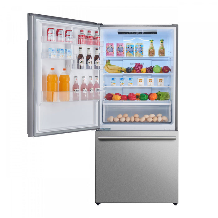 Forno Milano 60-Inch Side-by-Side Refrigerator in Stainless Steel, 34.4 cu.ft - FFFFD1787-60S