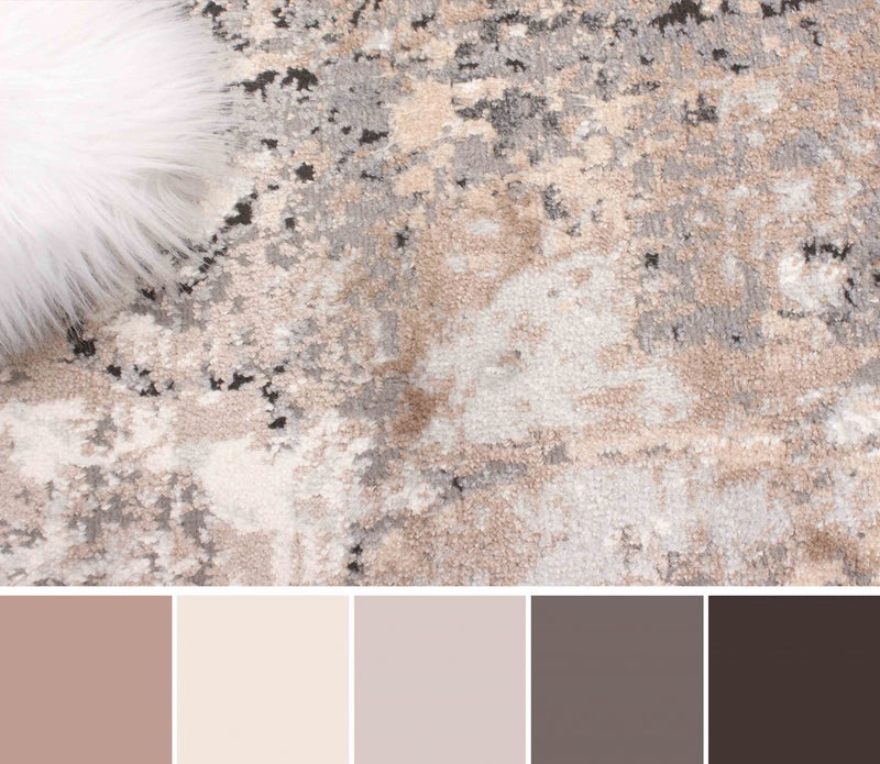 Paradox Traditional 2'8\" x 8'2\" Runner Rug in Taupe Indoor Area Rug