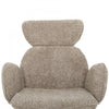 Wrenley Upholstered Swivel Dining Chair with Pedestal Base (Set of 2) | Chaise de salle a manger pivotante Wrenley rembourree avec base sur piedestal (ens. de 2)