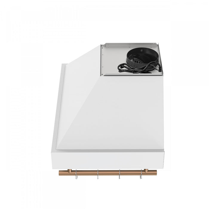 Forno Venezia 30 Inch Wall-Mounted Range Hood, White-FRHWM5503-30WHT