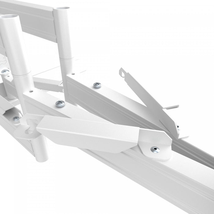 Kanto PDX650W Full Motion TV Wall Mount for 40\" - 90\" TVs, White Tv Mount