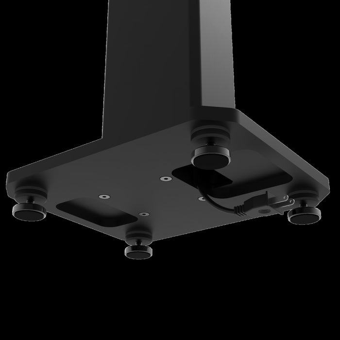 Kanto SX22 22\" Fillable Speaker Stands with Isolation Feet and Fillable Channel - Pair, Black