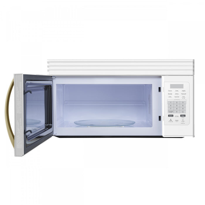Forno Scalo 30-Inch Over the Range Microwave, White, 1.6 cu.ft - FOTR3007-30WHT