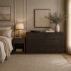 Evelyn Modern 60" Dresser in Brown (6-Drawer) | Commode moderne Evelyn 60" en brun (6 tiroirs)