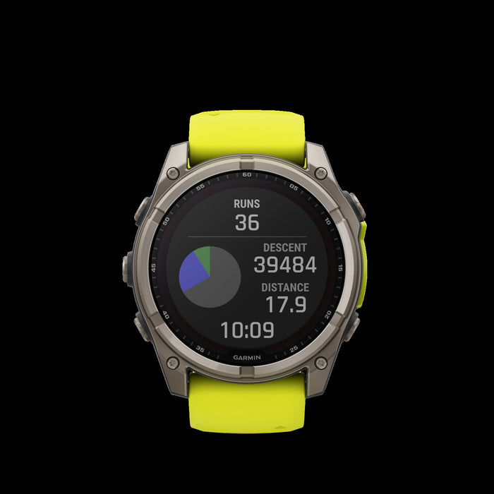 Garmin Fēnix 8 Solar Sapphire Smartwatch 51mm - Gps, Compass, Gyroscope And Barometric Altimeter 